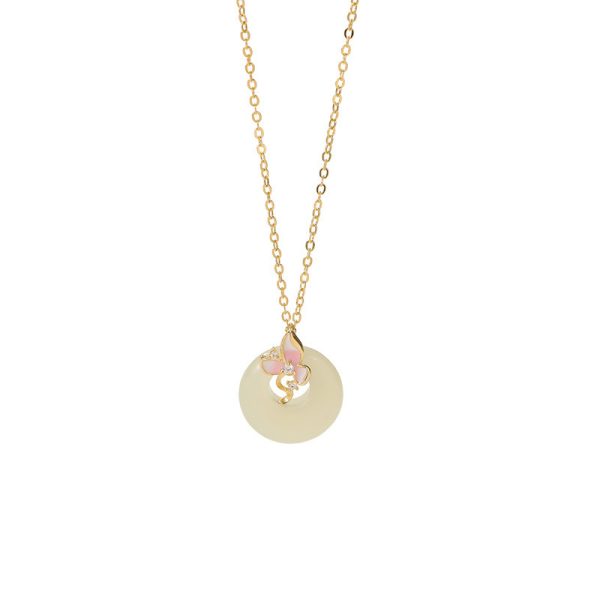 Orchid Necklace Girl With Safe Buckle