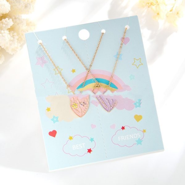 Cartoon Necklace Jewelry Set Children's Alloy
