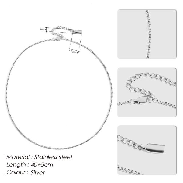 Trendy Box Simple All-matching Necklace Lock