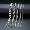 Gold Cuban Link Chain Six-sided Bracelet