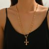 Personalized Rhinestone Y-shaped Necklace Suit