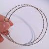 Metal Big Circle Earrings Female Wild Earrings Simple Temperament Ear Jewelry