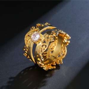 Personality Retro Crown Women's Ring