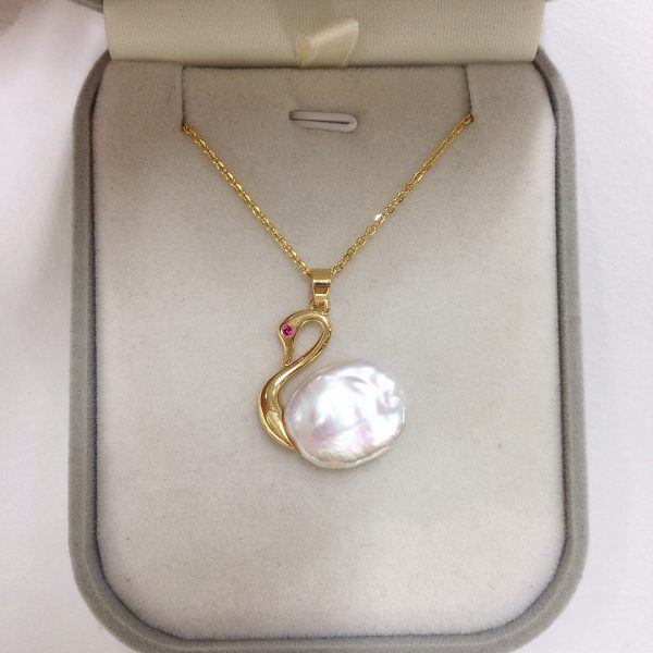 92024f64-f6e4-44da-9860-8271cf2dd480.jpg Freshwater Pearl Baroque Special-shaped Beads Swan Pearl Necklace