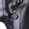 Natural Stone Amethyst Eardrops