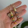 Necklace Female Fishtail Colorful Light Luxury Temperament All-match