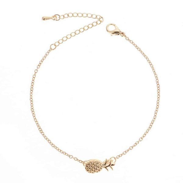 Alloy Pineapple Bracelet Trendy Cute