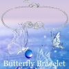 European And American Fashion Infinite Symbol Bracelet Butterfly Women's Adjustable Bracelet