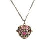 Multicolor Aromatherapy Ball Pendant Necklace Alloy