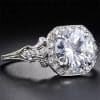 Women's Fashion Personality Eight Arrows Zircon Ring