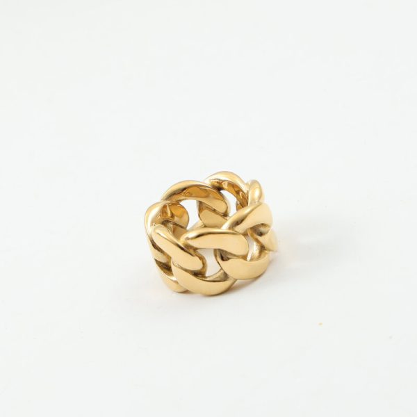 Fashion Personality Titanium Steel Electroplated Ring
