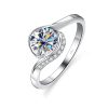 Moissanite Ring S925 Women's Sterling Silver