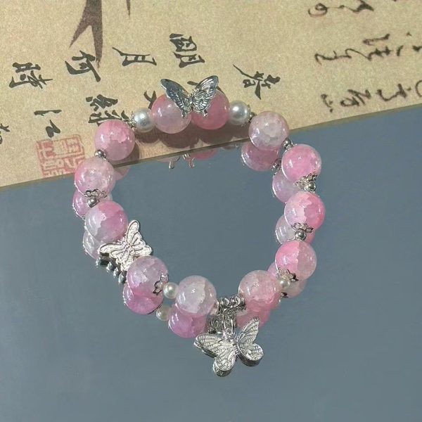 Super Fairy Lingdie Pearl Ice Transparent Bracelet