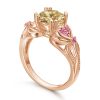 925 Sterling Silver 2 Karat Zircon Ring For Women