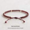 Hand-woven Garnet New Chinese Bracelet