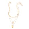 Multi Layer Shell Starfish Necklace Set