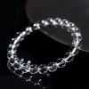 Natural Donghai Old Materials White Water Round Beads Crystal Bracelet