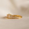 S925 Sterling Silver Simple Fashion Organ Ring Personality