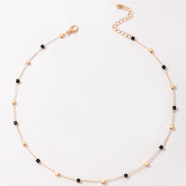 9477aceb-582c-4c5e-83f9-4338e958f442.jpg New Simple Three-dimensional Square Necklace Bracelet For Women
