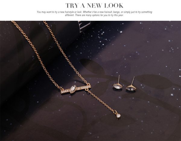 Art Series Jewelry Necklace Earrings Bracelet Set