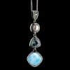 Pendant natural sea stone necklace
