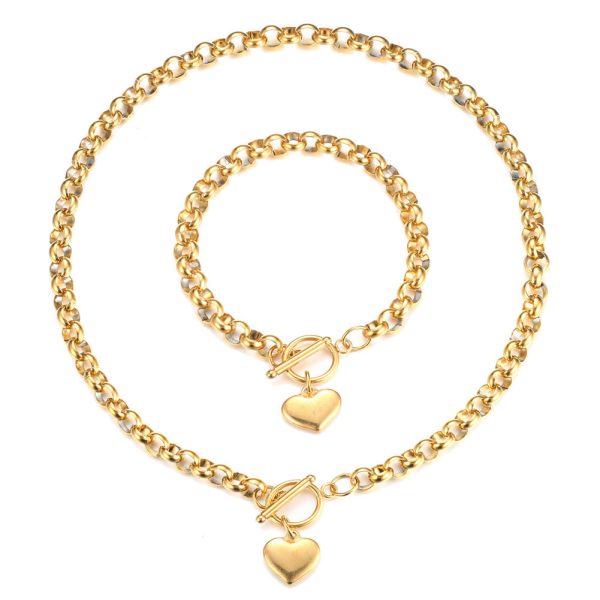 Bracelet necklace set