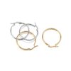 316L Stainless Steel Large Circle Coil Earrings