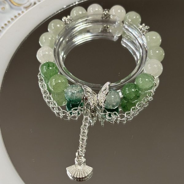 Super Fairy Lingdie Pearl Ice Transparent Bracelet