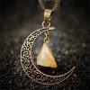 European And American Jewelry Natural Stone Crystal Necklace