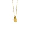 Simple S925 Sterling Silver Drop Pendant Necklace For Women