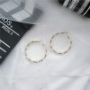 Exaggerated Spiral Large Circle Earrings