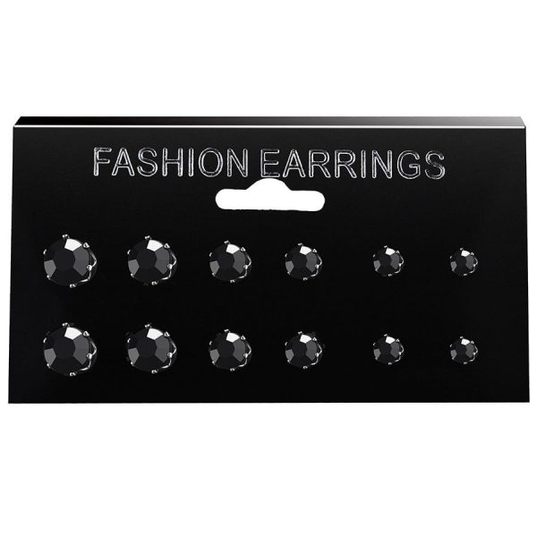 Fashion And Popular Crystal Zircon Stud Earrings Set