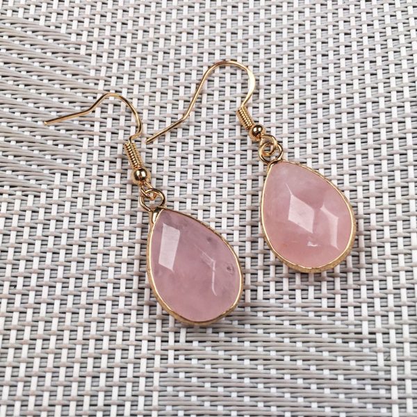 Vintage Natural Crystal Drop Earrings