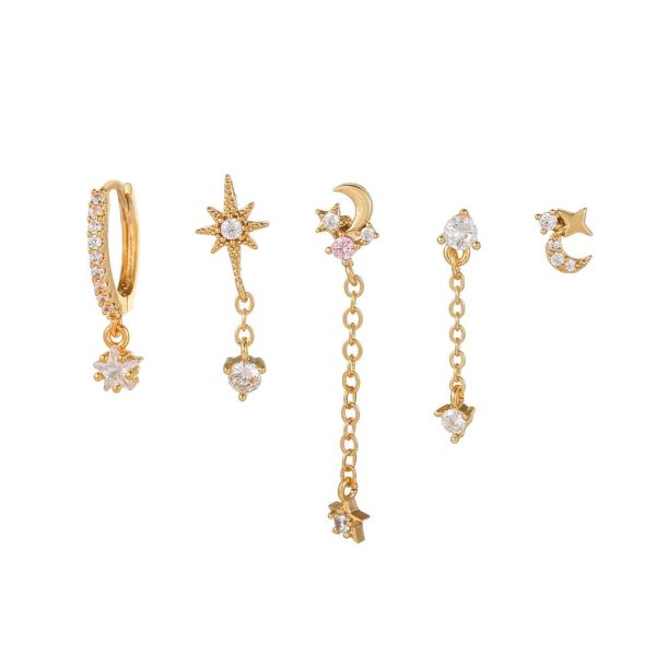 9678c590-db44-4c85-aa30-f1ea165464d2.jpg Women's Fashion Star Moon Element Earrings Set