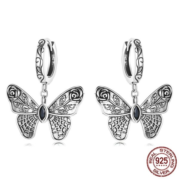 Original Dark Night Rose Skull Ring Jewelry Set