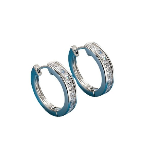 Super Fairy Zircon Circle Ear Clip