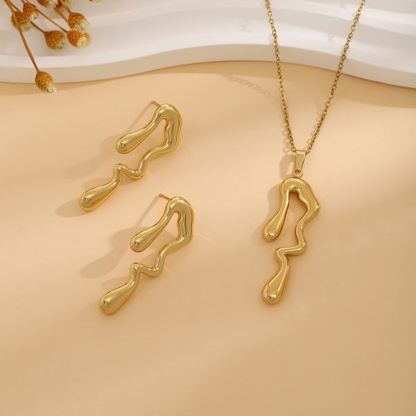 96bfa353-972c-424f-a449-b8d28f150156.jpg Geometric Leaves Texture Flower Love Heart Earrings And Necklace Set