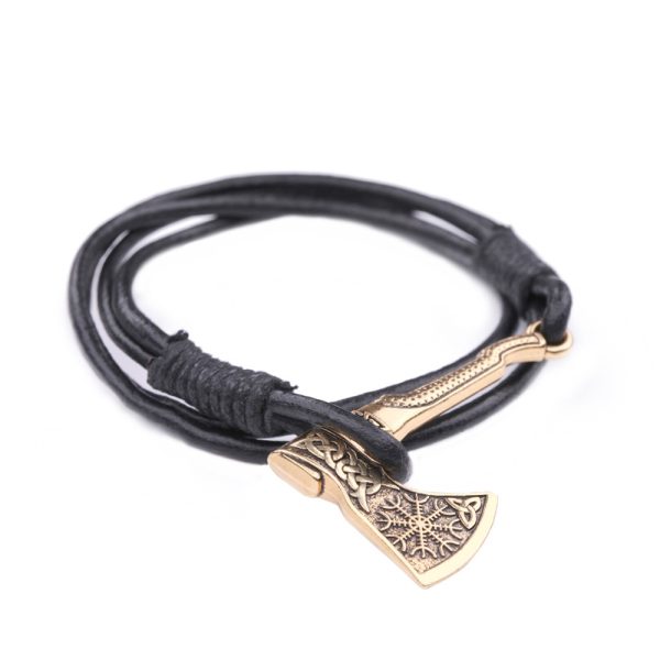 Men's Cowhide Woven Multi-layer Bracelet