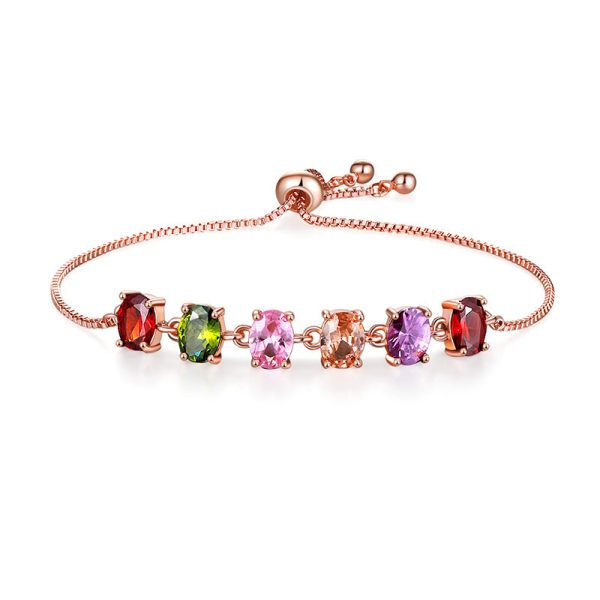 Fashion Simple Inlaid Zircon Bracelet For Women