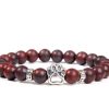 8mm Wooden Bead Turquoise Yoga Bracelet DIY Agate
