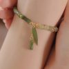 Chinese Style Bamboo Leaf Bracelet For Women