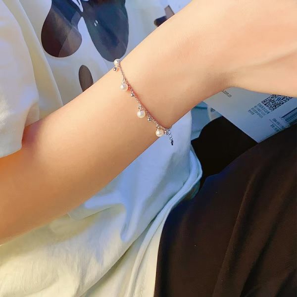 Women's Starry Pearl Tassel Bracelet Bracelet