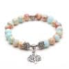 Natural lava volcanic stone bracelet
