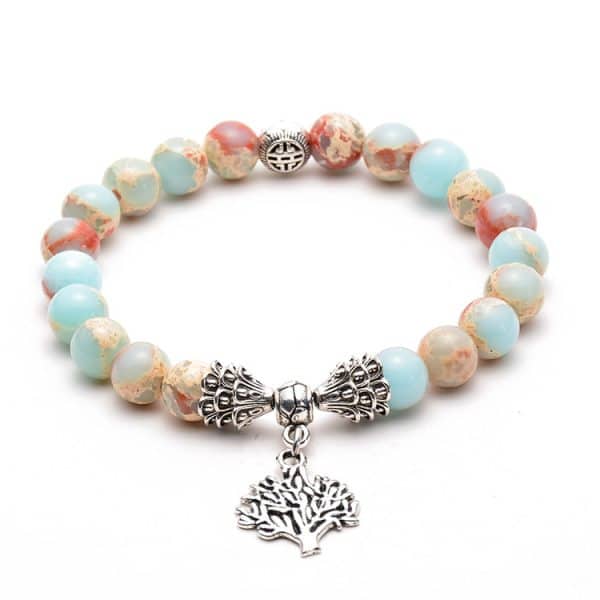 Natural lava volcanic stone bracelet