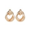 Fashion Exaggerated Circle Stud Earrings Punk