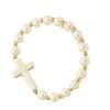 Bracelet Natural Stone Cross Pearl