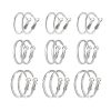 Korean Retro Earrings Set Fashion Ear Ring 9 Pairs Combination Set Ear Rings