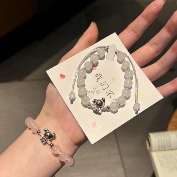 Fashionable All-match High-grade Bead Accessories Couple Bracelet