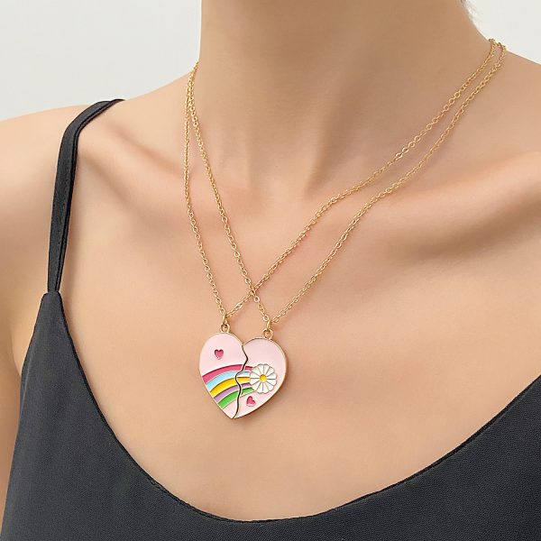 Women's Alloy Love Rainbow Necklace Regular Chain