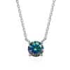 S925 Sterling Silver Moissanite 1 Karat Necklace